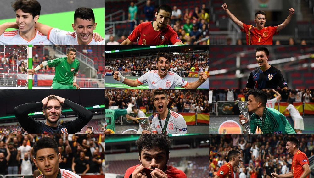 Meet the official #U19Futsal EURO team of the tournament🌟🌟🌟🌟🌟

Players from <a href="/SeFutbol/">Selección Española Masculina de Fútbol</a>🇪🇸, <a href="/HNS_CFF/">HNS</a>🇭🇷, <a href="/selecaoportugal/">Portugal</a>🇵🇹 and <a href="/LaczyNasPilka/">Łączy nas piłka</a>🇵🇱
 
👇👇👇
bit.ly/2me4ish