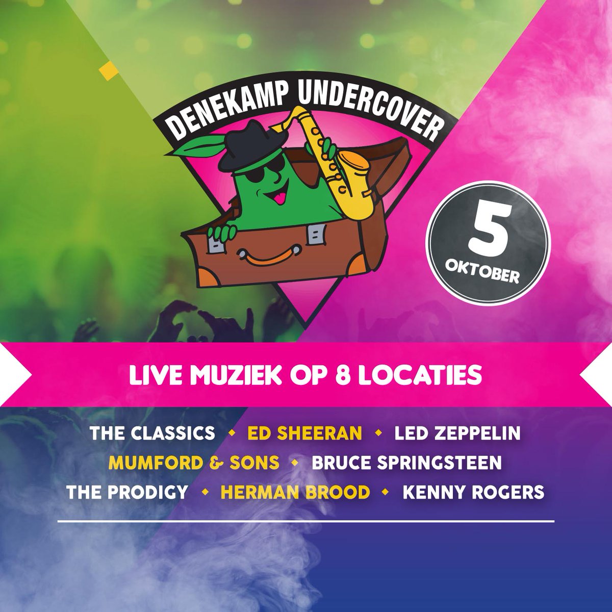 Eerder al in de kranten verschenen. De line up voor Denekamp Undercover 2019. 😁 We hebben er gigantisch veel zin in! Wat vinden jullie er van? 🤩🔈