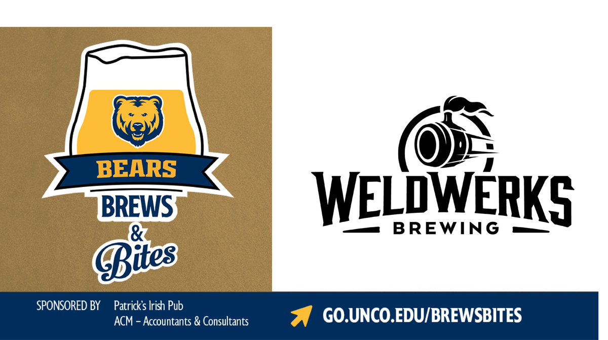 UNCBrewing (@uncobrewing) on Twitter photo 4 Days until #bearsbrewsandbites and we can't be more excited to announce our next brewery that will be pouring. <a href="/WeldWerksBrewCo/">WeldWerks Brewing Co.</a> Is going to be pouring some amazing beers before the game - get your tickets now and we'll see you there! 4 Days until #bearsbrewsandbites and we can't be more excited to announce our next brewery that will be pouring. <a href="/WeldWerksBrewCo/">WeldWerks Brewing Co.</a> Is going to be pouring some amazing beers before the game - get your tickets now and we'll see you there!