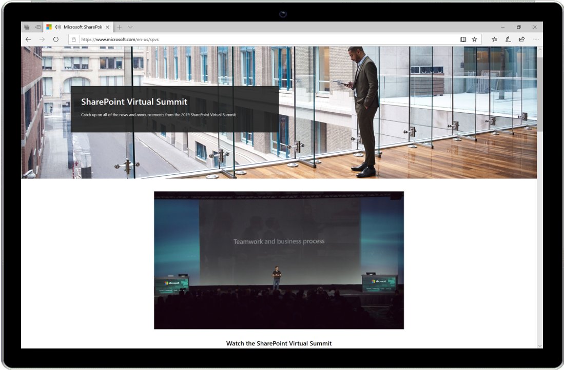SharePoint's tweet image. #SPC19 is now on-demand! Watch the keynote with @JeffTeper and 55+ breakout sessions on @SharePoint, @OneDrive, @MicrosoftTeams, @Yammer, @MicrosoftFlow, and @MicrosoftStream...plus related blogs and customer stories. msft.social/lllBUi @SPConf