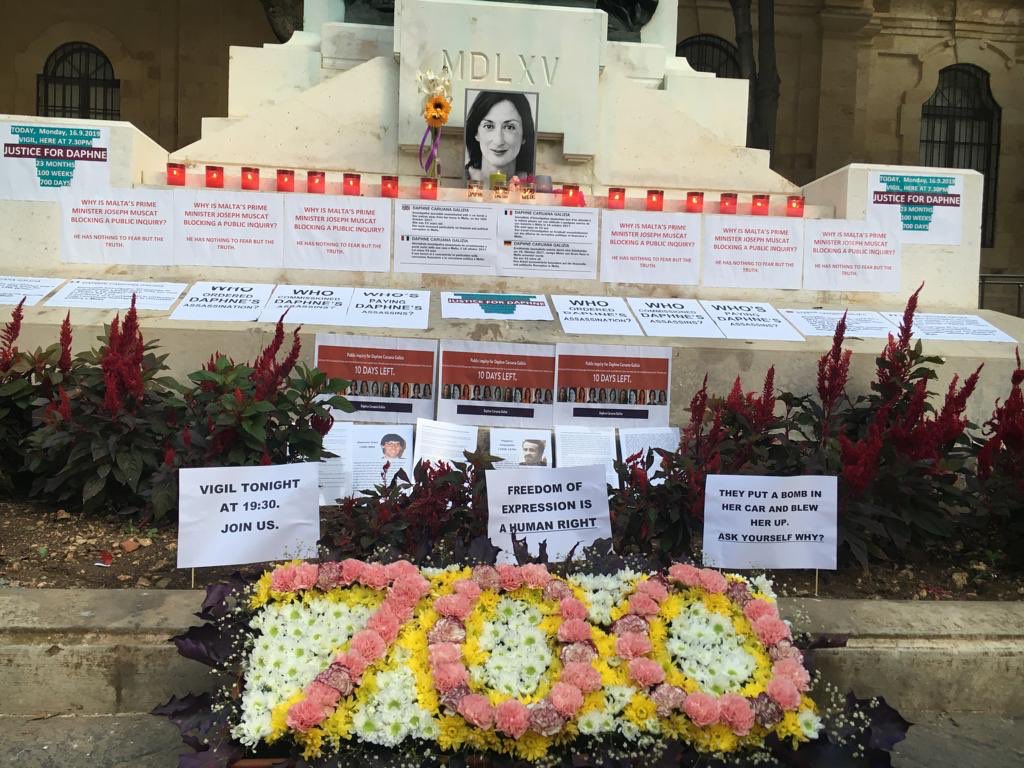 700 days ago today my elder brother⁩ called to tell me there was an explosion in our mother’s car. He wouldn’t say whether she was inside the car, so I tried to call her. It was just as impossible to accept then as it is now. #DaphneCaruanaGalizia
