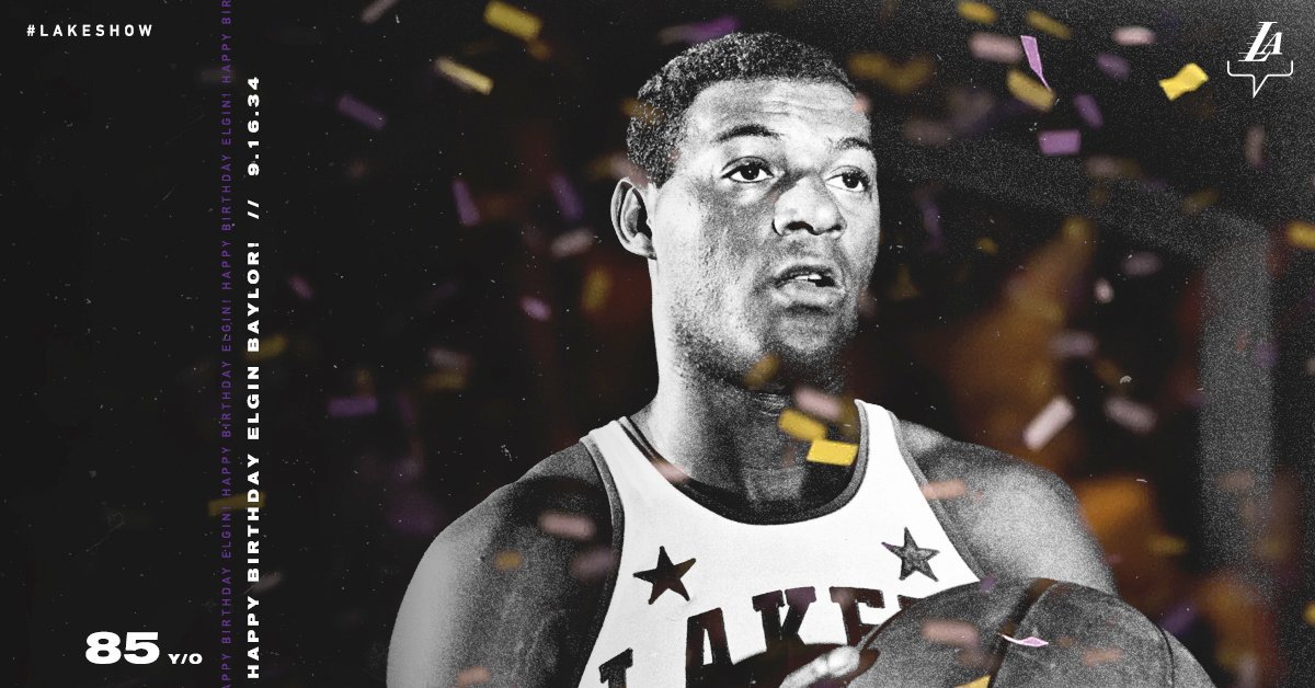 ***
Happy birthday to L.A. s first hoops superstar, the iconic Elgin Baylor  