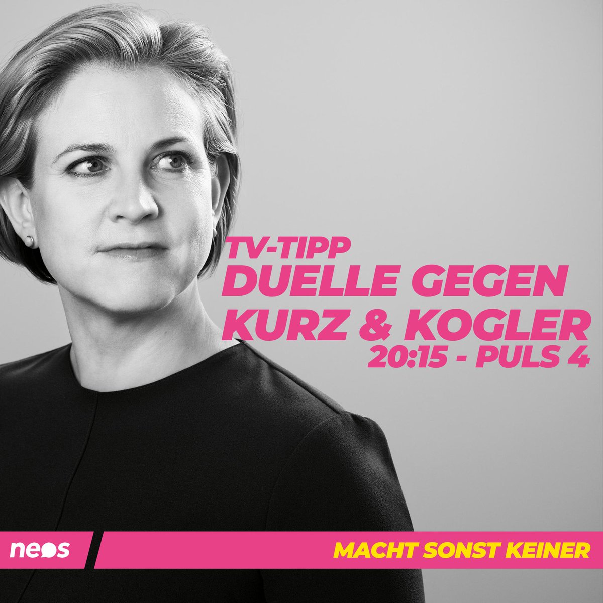 neos_eu's tweet photo. Nur noch ein bisserl durchhalten... Gleich kommen kürzere bzw. echtere Sätze. 😊 #Puls4 https://t.co/ovywLnh2Zp