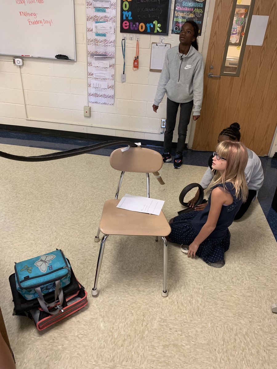 Miss_Fehlig's tweet photo. Learning about potential and kinetic energy through PBL. #handsomlearning #iteachmiddle #PBL https://t.co/g7JNTidma8