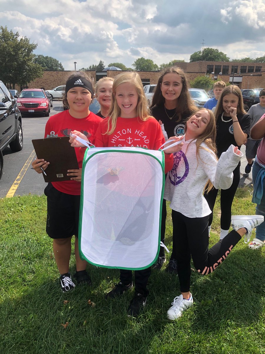 We just released our first monarch butterfly of the season!  Good luck on your trip to Mexico!!