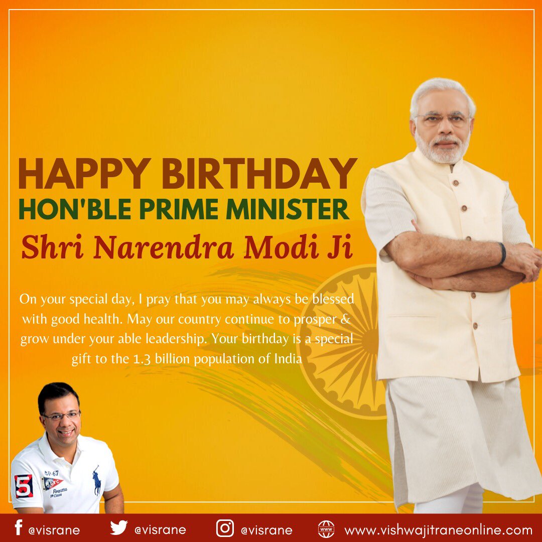 The Prime Minister, Shri Narendra Modi, has wished Shri