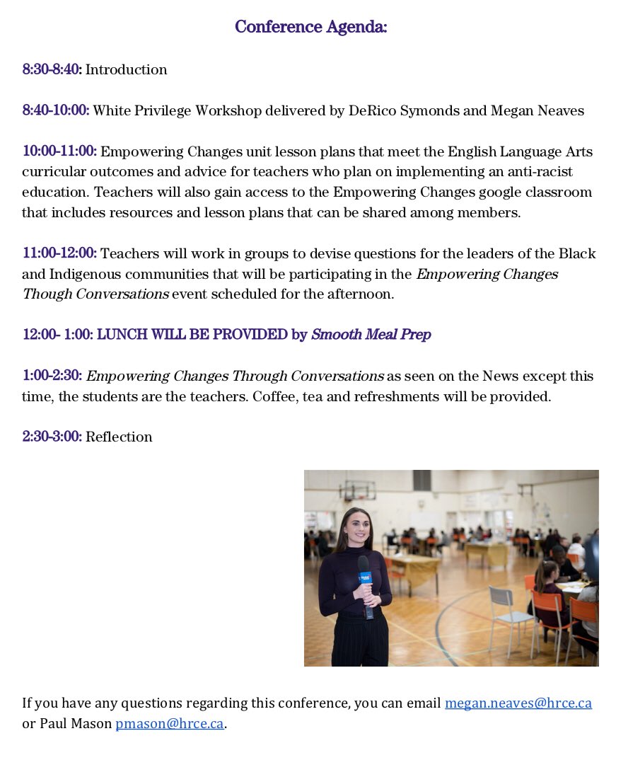 Have a look at the opportunity to participate in a professional learning conference organized and hosted by a change maker and educator <a href="/MeganNeaves_/">Megan Neaves</a> she has taken her passionate in the classroom and created something to share with others. <a href="/globalhalifax/">Global Halifax</a> @CTVMorningAtl <a href="/CBCNS/">CBC Nova Scotia</a>