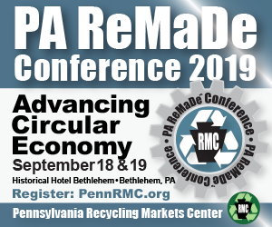 Bylone's tweet photo. Welcome - this Wednesday the #PA ReMaDe Conference where  #recycling #CircularEconomy and #sustainability meet with #manufacturing and #EconomicDevelopment. Register now at https://t.co/nC1xMbMi0m https://t.co/wFZTV2n89J