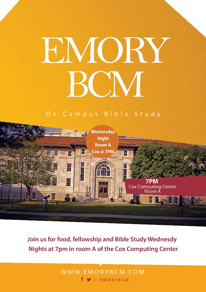 Emory Bible Study  7p on Tuesdays - mailchi.mp/e24e1eb42163/e…