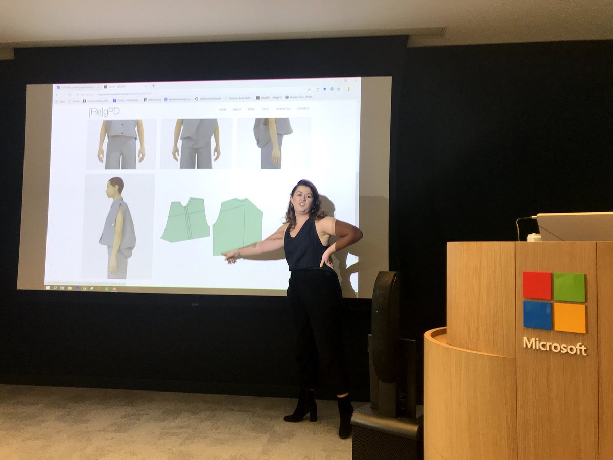 TELashley's tweet photo. Few pics from our Digital Fashion Design Workshop @MicrosoftUK on Saturday. @ByCasperOliver @LCFLondon
#mapgt #fashion #digitalpatterncutting #lcf #3dsimulation https://t.co/vXFtAYCYx1