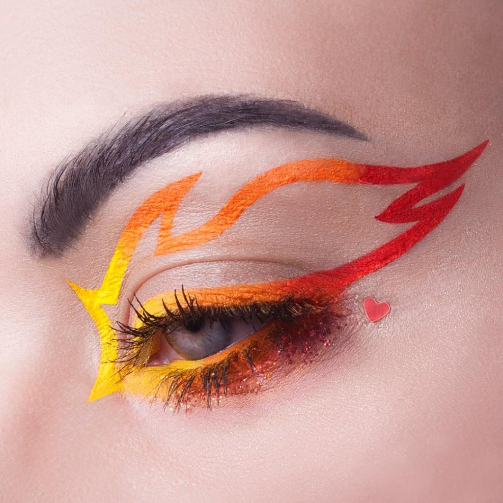 NYX Pro US on Twitter: "Look so it's on fire 🔥 @Digital_Daisy_ creates this flamin' hot #EOTD inspired by @RaphaelaMua 🎆 She uses our Modern Dreamer Palette + #NYXCosmeticsXAquaria