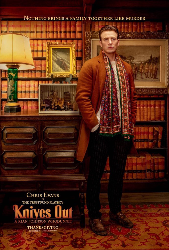 Official โปสเตอร์ #KnivesOut ครับ
#ChrisEvans