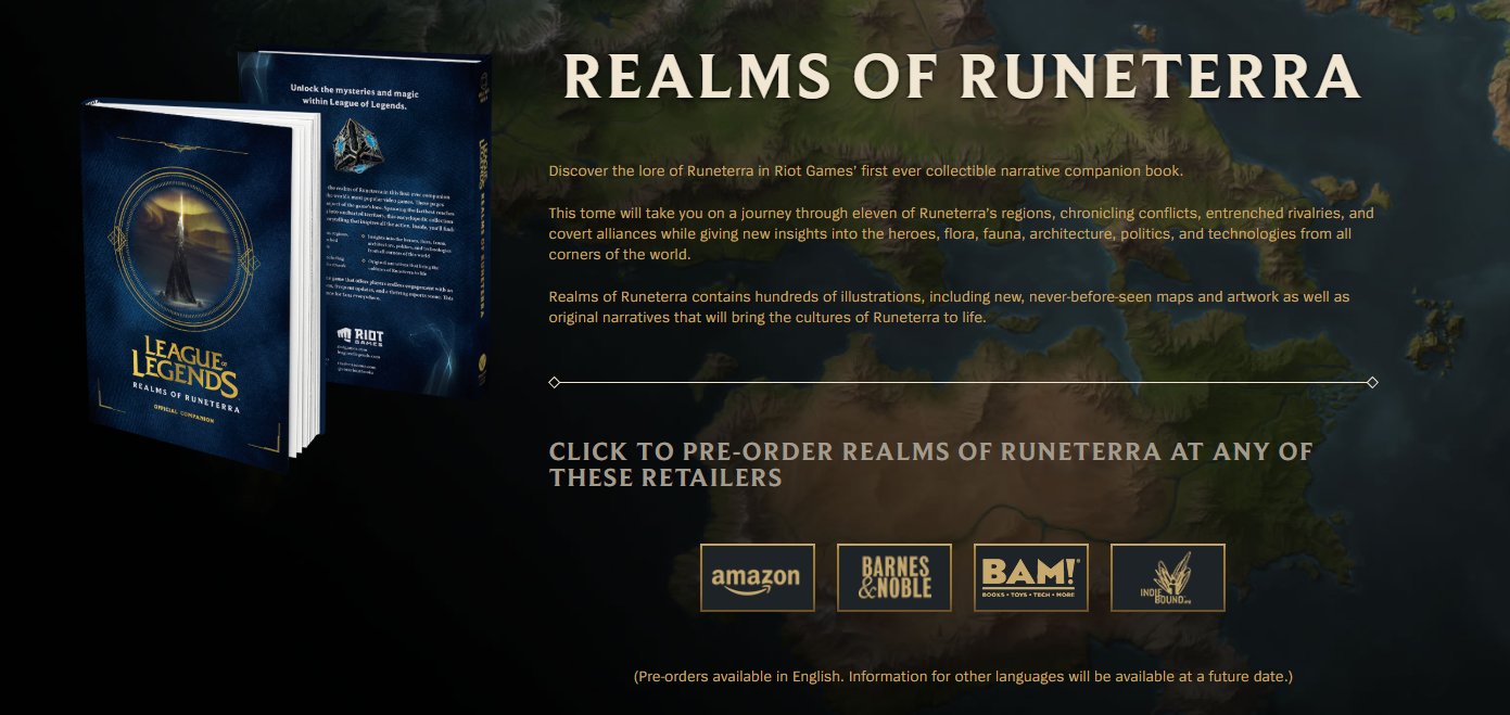 League of Legends: Realms of Runeterra by Riot Games