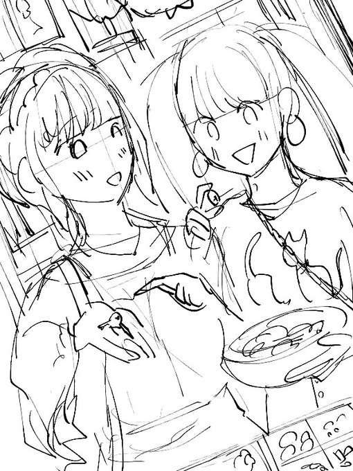 ラフのラフ
いつか清書できるといいなぁ… 