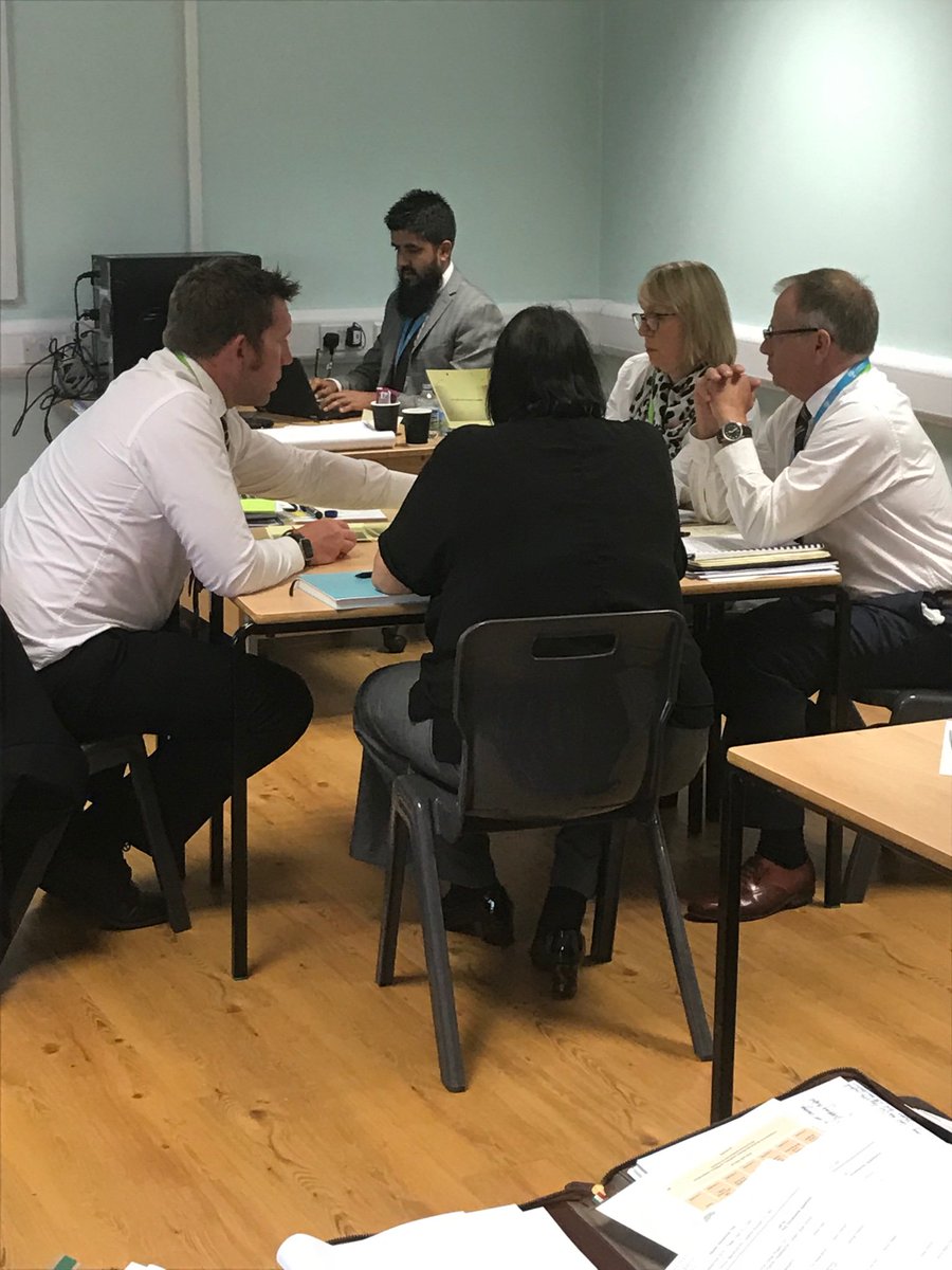 ChilternLT's tweet photo. It was lovely to welcome Jonathan, Katharine, Tracey and Mark to their first Headteachers Immersion Day today. Thanks colleagues for making them feel at home! @KatharineLovell @ArdleyHill @mjpGibbs @TWalbank &amp; thanks @Cedars_Upper for the hospitality https://t.co/ojlQ73nJQV