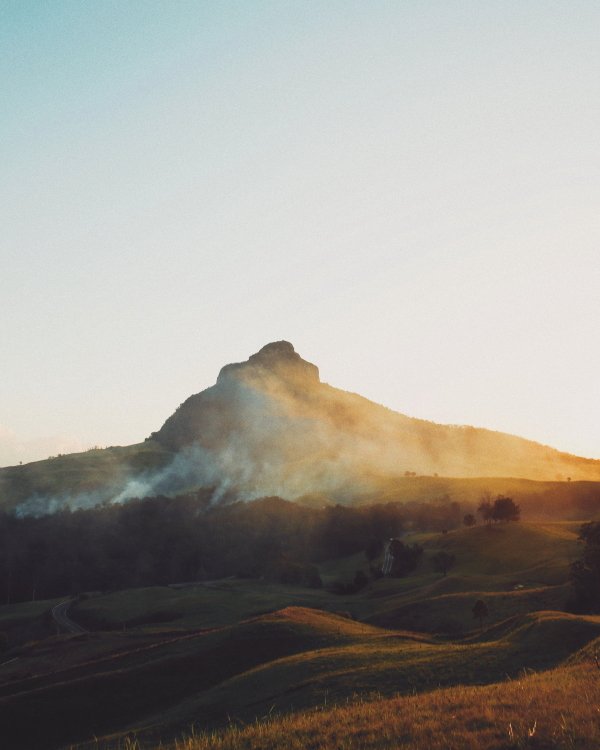 Mount Lindesay, locally known as the Wedding Cake rock. #scenicrim #thisisqueensland @VisitScenicRim @visitbrisbane @Queensland