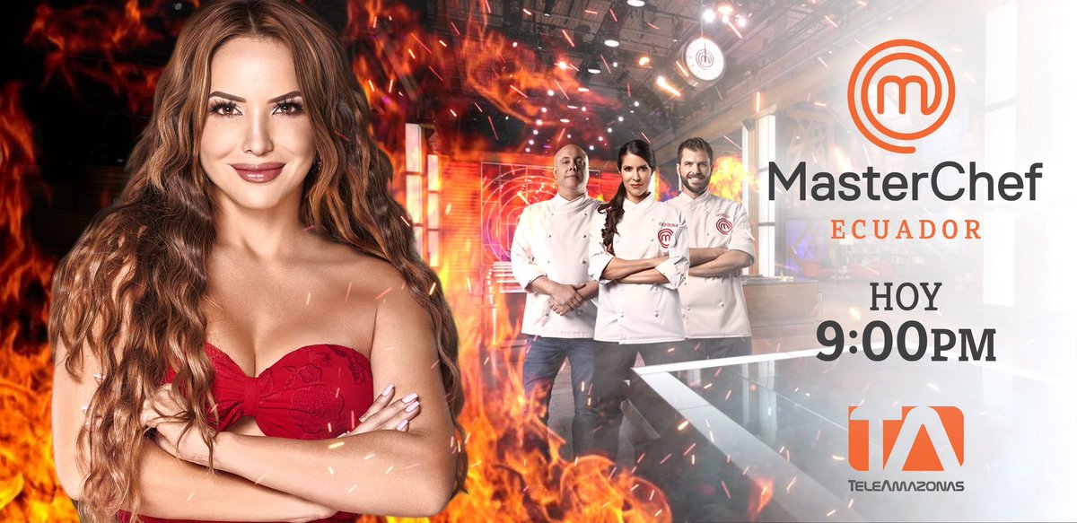 MateoulloaS's tweet photo. ¡Por fin llegó el día! 🍳 No te puedes perder el GRAN ESTRENO de #MasterChefEcuador sólo por la señal de @teleamazonasec https://t.co/UqF2Bbdxay