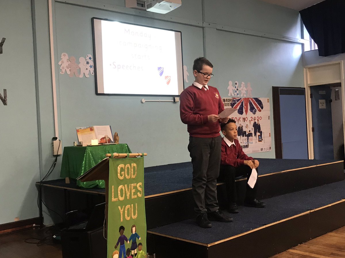 SaintOsburgs's tweet photo. Speeches from potential Head boy and girl candidates 👏🏼#electiontime #democracy #letsgetvoting https://t.co/DaAuEJNWPW