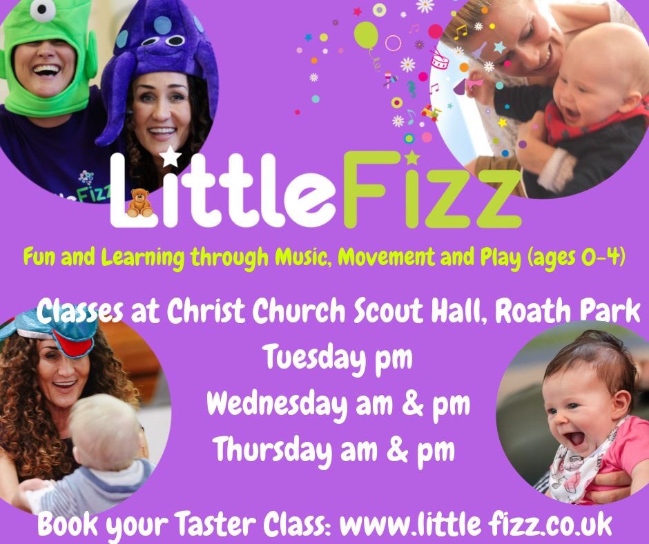 Book <a href="/Liz_Fizzz/">Party Fizz Liz</a> sessions for your little one this term! 🎵 🎶