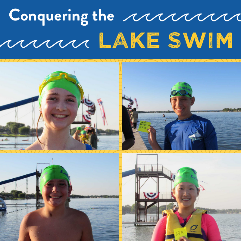 campchampions's tweet photo. Since 1967, our older campers have taken on the ultimate summer camp challenge: swimming across the lake and back. The Lake Swim is one of the highest achievements at camp and is just one of the ways we help #BuildStrongKids every summer. #ConqueringChallenges https://t.co/ZCELijv1zr