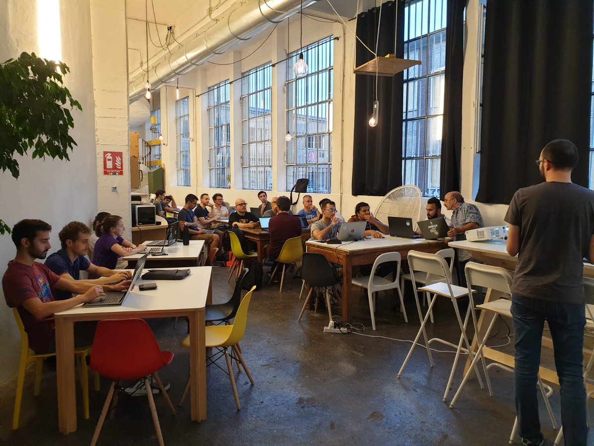 Tinux80's tweet image. Fun at @coding_gym Torino! Hosted by @tlbxcoworking
Coding Gym is a non-competitive programming lab format open to any language and developed for self-led improvement in technical and communication skills.
#CodingGym
