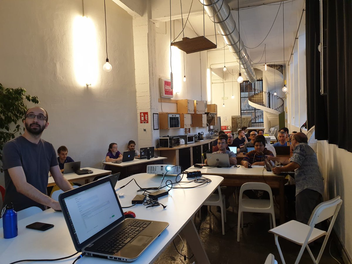 Tinux80's tweet image. Fun at @coding_gym Torino! Hosted by @tlbxcoworking
Coding Gym is a non-competitive programming lab format open to any language and developed for self-led improvement in technical and communication skills.
#CodingGym