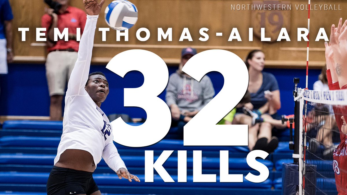 Wanna know what 32 kills will get you 🤔

✔️ First-year single game kills record 
✔️ Four set single game kills record
✔️ No. 2 all-time single game kills

Safe to say it's Temi Time 😈

#B1GCats x #CTG