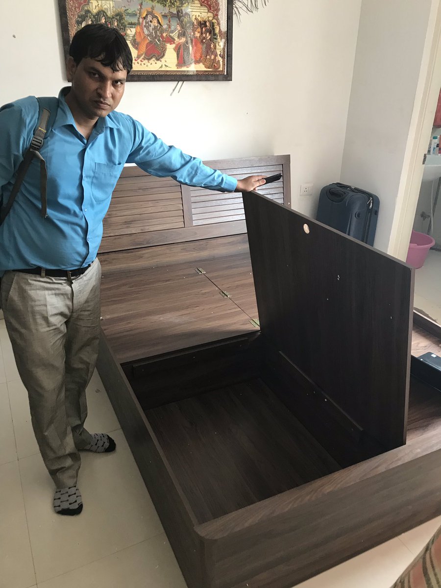 HimanshuRai's tweet photo. @Pepperfry Dear team, Interestingly I got another issue in one more product delivered yesterday and customer care just marked the query as resolved without any actions or intimations. 

Order 305663498
Missing storage hydraulics. Damaged corner. @UfterYou @JagoGrahakJago_ @jagograhakjago https://t.co/dFpHOlt2sy