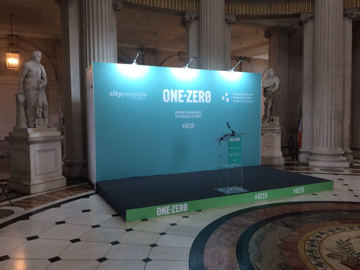 PatrickHaslett's tweet image. The stage is set. Count down to @OneZeroSport welcome event. @DubCityCouncil