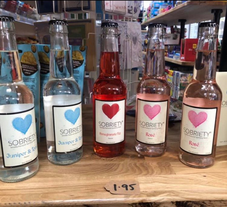 SOBRIETY at Hoddlesden Deli &amp; Village Store #shoplocal #nosupermarkets #alcoholfree #sobriety #sober #sugarfree #noplastic #environment #vegans
