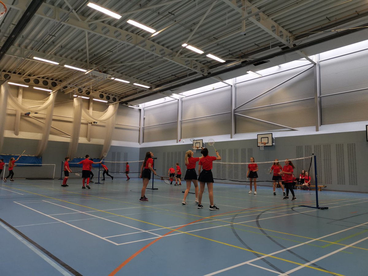 Back with a bang. Badminton club with just the 62 participants today. What a great bunch #inspire