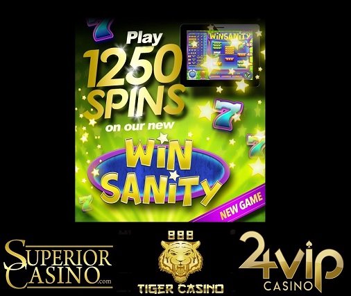superiorshare's tweet photo. WinSanity Slot is getting very HOT! 🔥
Promote this NEW casino game with 1250 SPINS! 🎰
A small deposit of $30 (All currencies) will allow your audience to enjoy this game and WIN from the convenience of their PC/Mobile!
#winsanityslot #superiorcasino #24vipcasino #888tigercasino https://t.co/YkdUo7XvMl