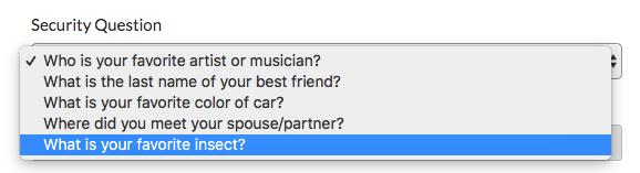 I think choosing this is how you get put on a watchlist