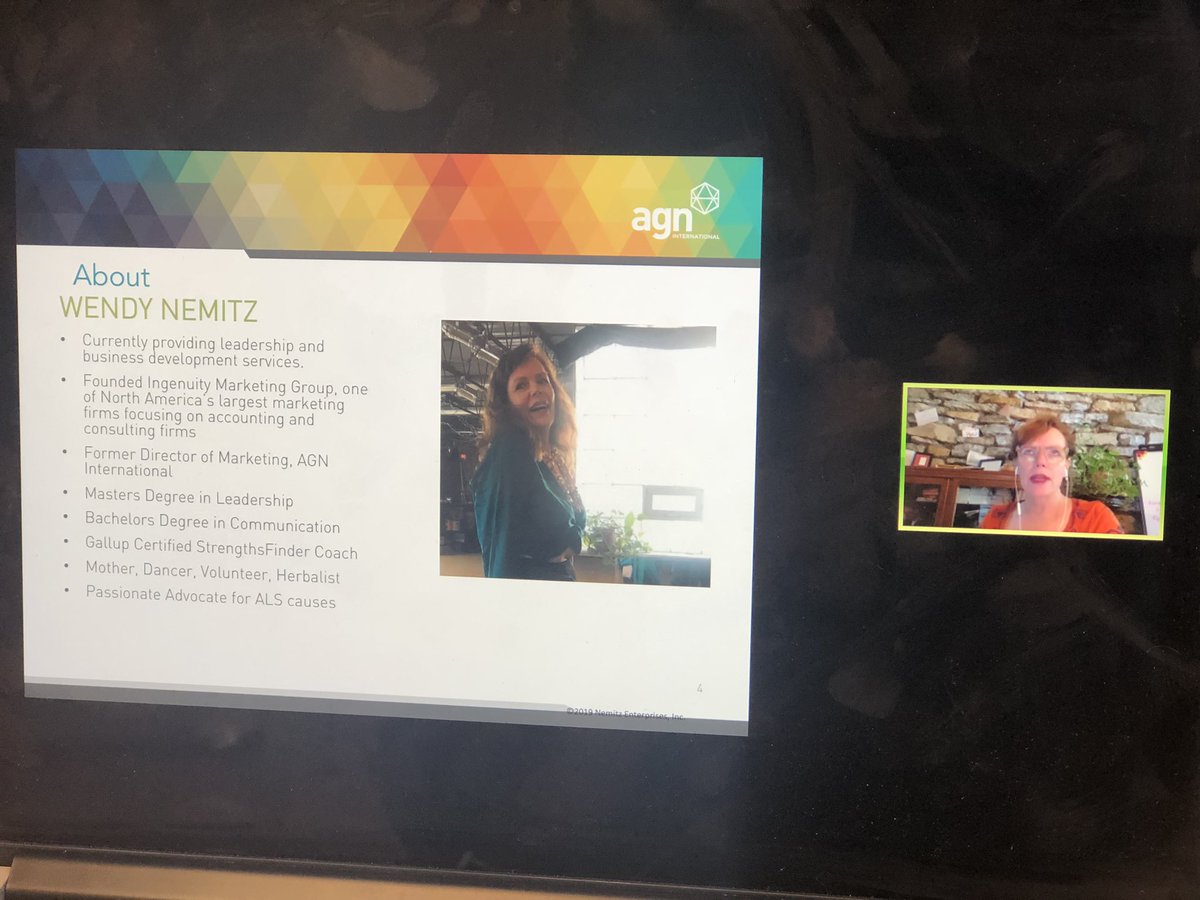sophieEdafferns's tweet photo. Time for the @AGNIntl #reputation matters #webinar with @InGeniusWendy https://t.co/ueuwWUZrGl