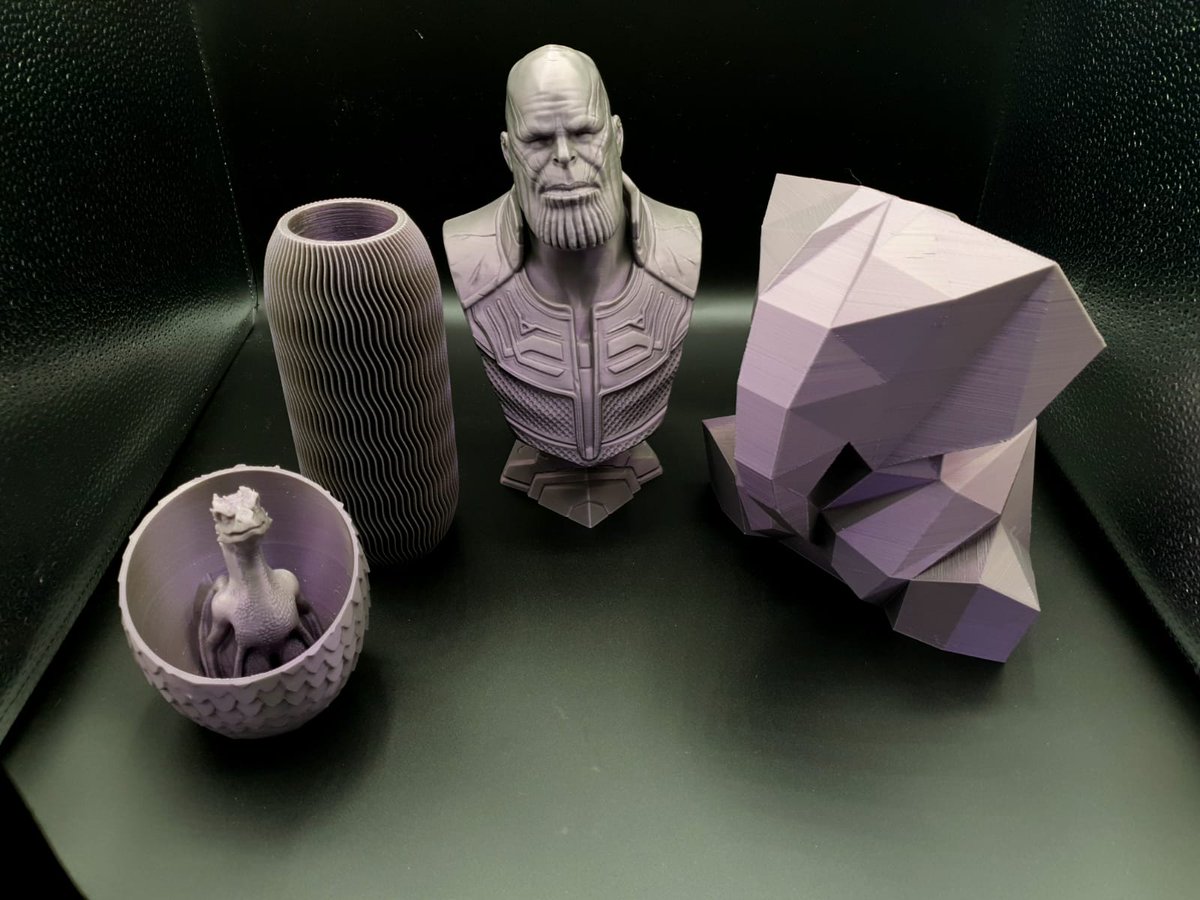 winkle_3d's tweet photo. ¿Adivinas con cuál de nuestros #filamentos hemos creado al supervillano #Thanos ? 🤔

#Winkle #WinkleCrea #WinkleCreate #Impresion3D #Impresoras3D #3D #3dprinting #3dprinter #3dprinted #Filamentos #Filamentos3D #TiendaOnline #impresora3d #filamento3d #maker #PLA #ABS #Tenaflex https://t.co/kdIHbhFcDe