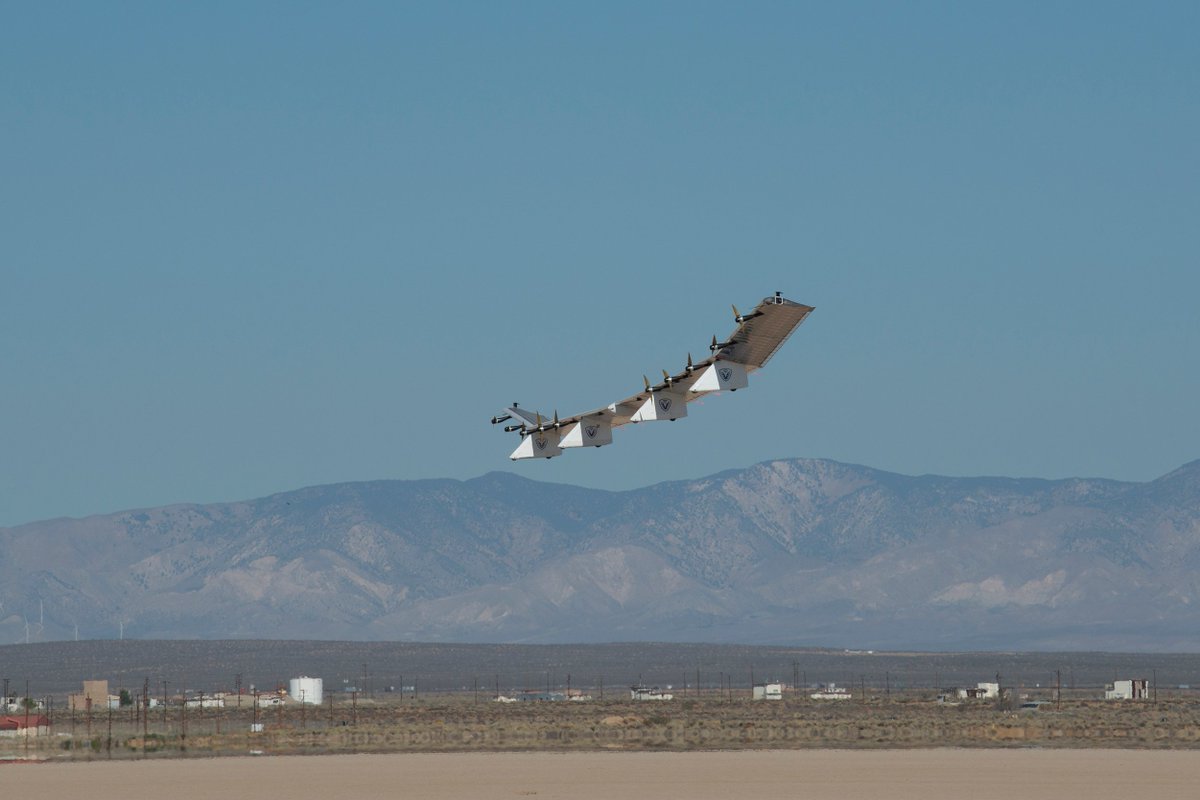 aerovironment's tweet photo. HAWK30 Takes Flight - AeroVironment Achieves Successful First Test Flight of Next Generation Solar HAPS Unmanned Aircraft System. https://t.co/Z1gEzYeJu5 https://t.co/EDUPmmRi01