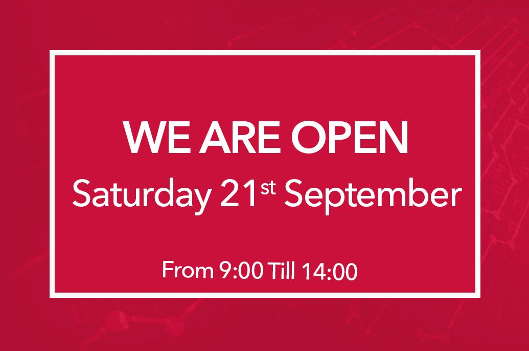 ScanMalta's tweet photo. 𝑾𝒆 𝒂𝒓𝒆 𝑶𝑷𝑬𝑵! Saturday 21st September
✅SCAN showroom - OPEN as usual
✅From 9:00 Till 14:00
✅Easy Parking https://t.co/P0MEI4p5Et