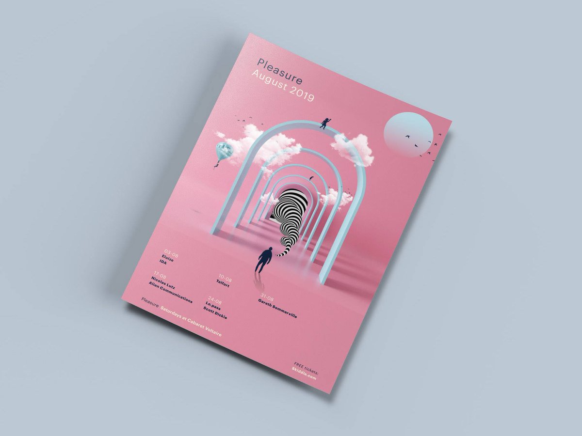 Poster designs for Pleasure