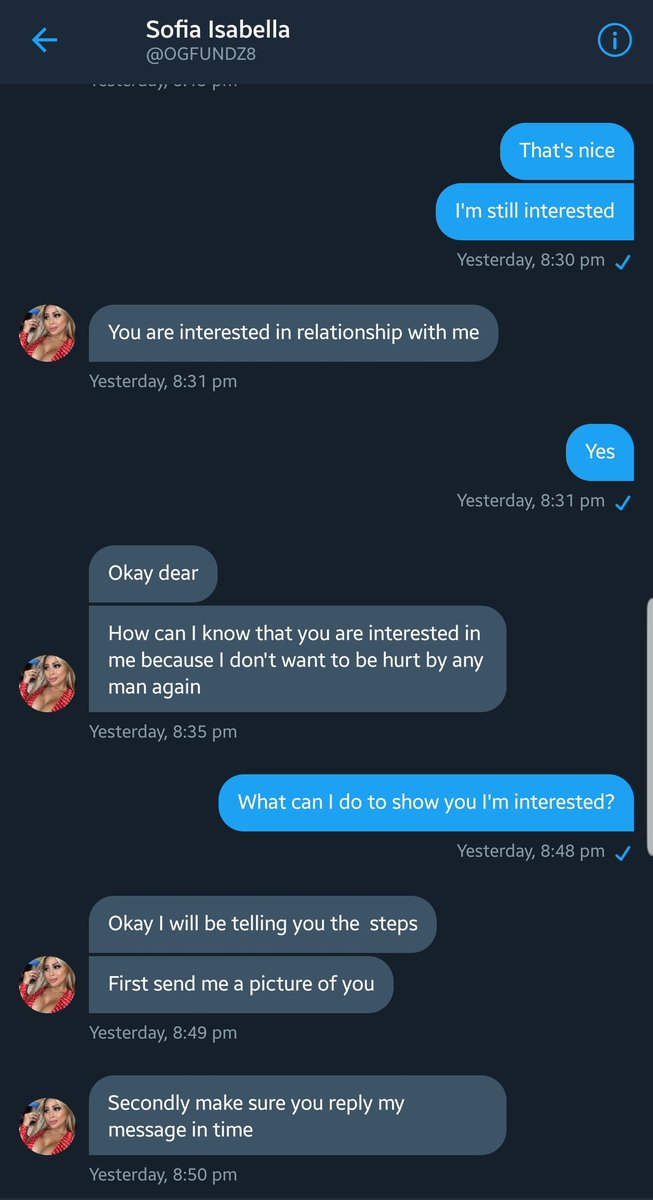 We then decided to take this to the next level, because, you know, it's obvious we are soulmates. She wants a good man. I'm a good man. All makes sense right?But herh chale, see breast. I was near prepared to just fuck it and let myself be defrauded, for the love of breast. 