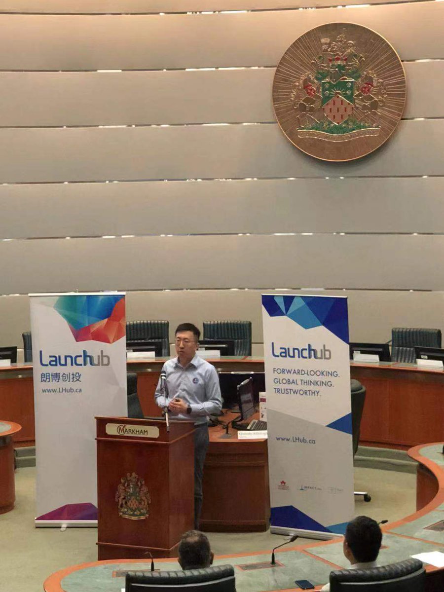 Virgo_Global's tweet photo. Throwback to last Saturday’s Launchub Startup Roadshow. VirgoCX CEO Adam Cai presented a speech on the company’s project update. A big THANK YOU to all our supporters! #virgocx #markhamciviccentre #launchub https://t.co/NjsvCApiOY