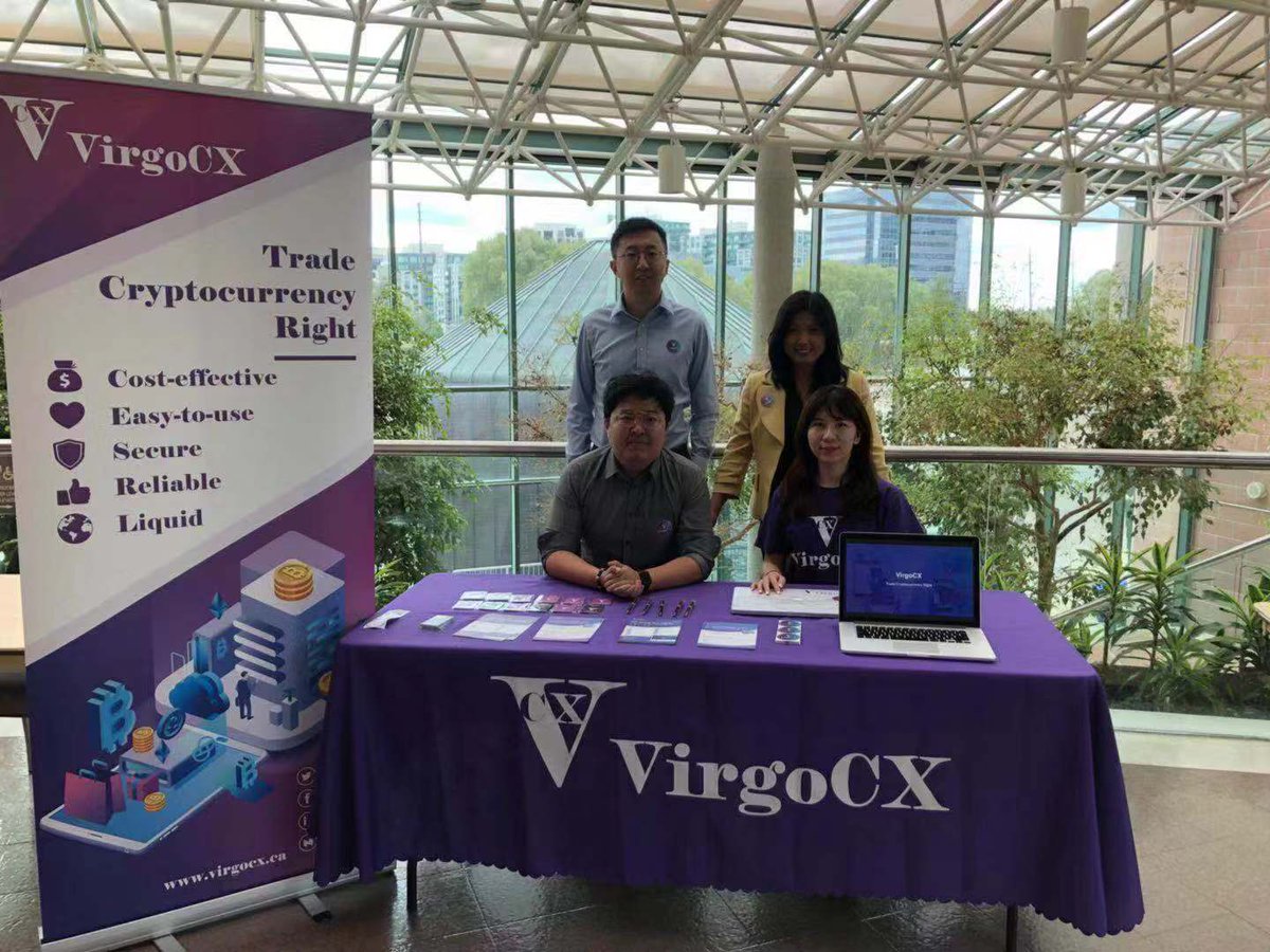 Virgo_Global's tweet photo. Throwback to last Saturday’s Launchub Startup Roadshow. VirgoCX CEO Adam Cai presented a speech on the company’s project update. A big THANK YOU to all our supporters! #virgocx #markhamciviccentre #launchub https://t.co/NjsvCApiOY