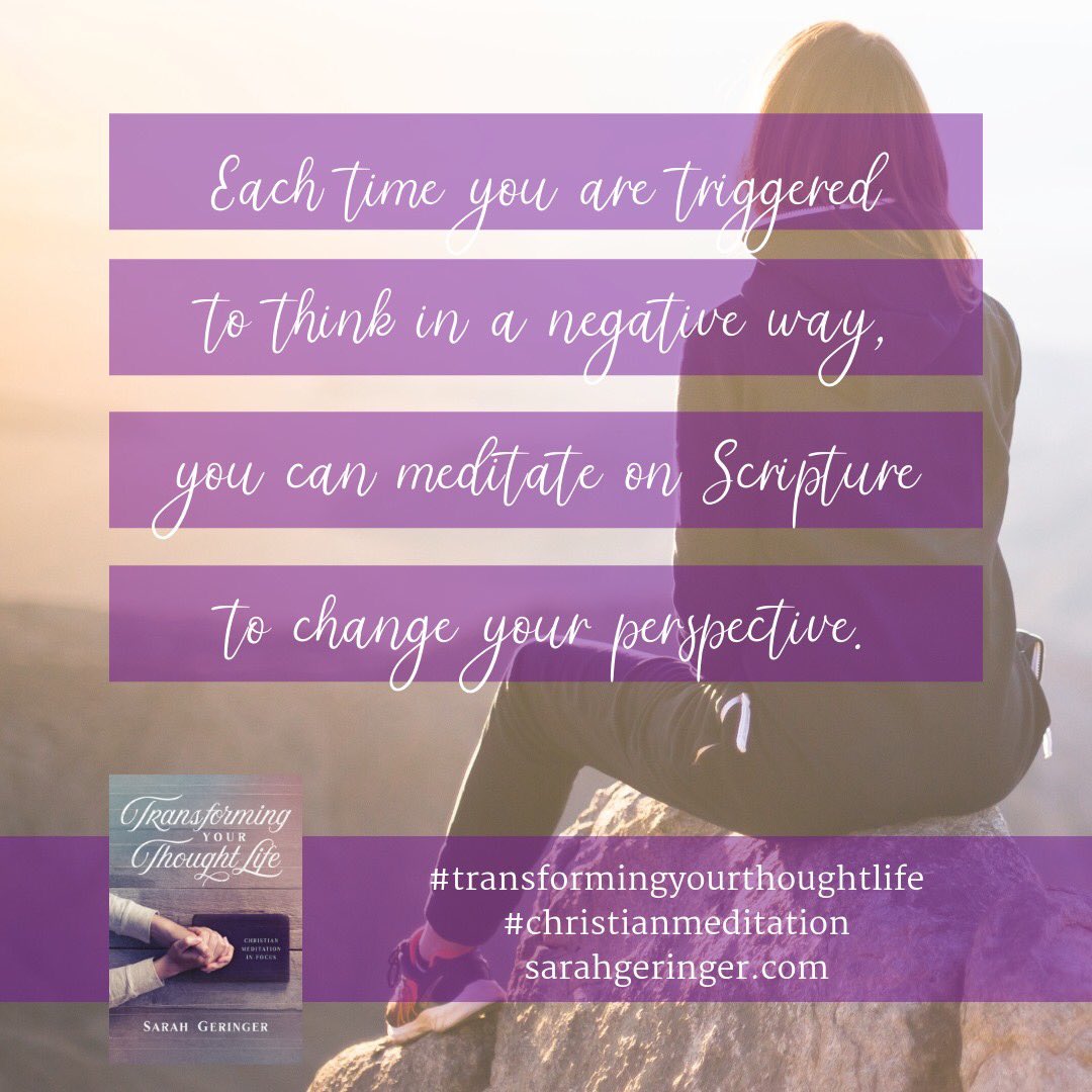inspiredGRACEFW's tweet photo. Such great wisdom about changing our perspective from @SarahGeringer !  Am loving her new book!  #TransformingYourThoughtLife https://t.co/iNruRJSkRk