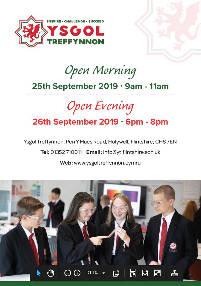 TreffynnonSch's tweet photo. @Holywell_Town @HolywellMarket @holywellnetball @HolywellFc @Holywell_Youth @HolywellLC @IOA_Holywell @Flintshire_Wale @HolywellNews @5x60flintshire @FCCSchoolMod 

Please share.

We invite YR5 and YR6 pupils and parents into school to sample high school life! https://t.co/Gl5UkFQI8i