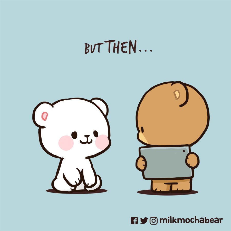 milkmochabear's tweet photo. A good listener is attentive.
Mention someone who always be your good listener ❤
---
#milkmochabear
#milkandmocha https://t.co/fvHkMr6V92