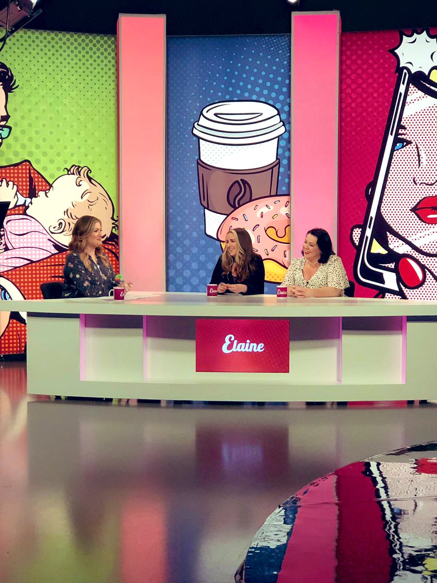 ciaraesmyth's tweet photo. Lully girls chatting about #SAUCE on the @ElaineCrowley Show this afternoon. She is gas craic #SAUCEplay https://t.co/nSnEdiNq9a