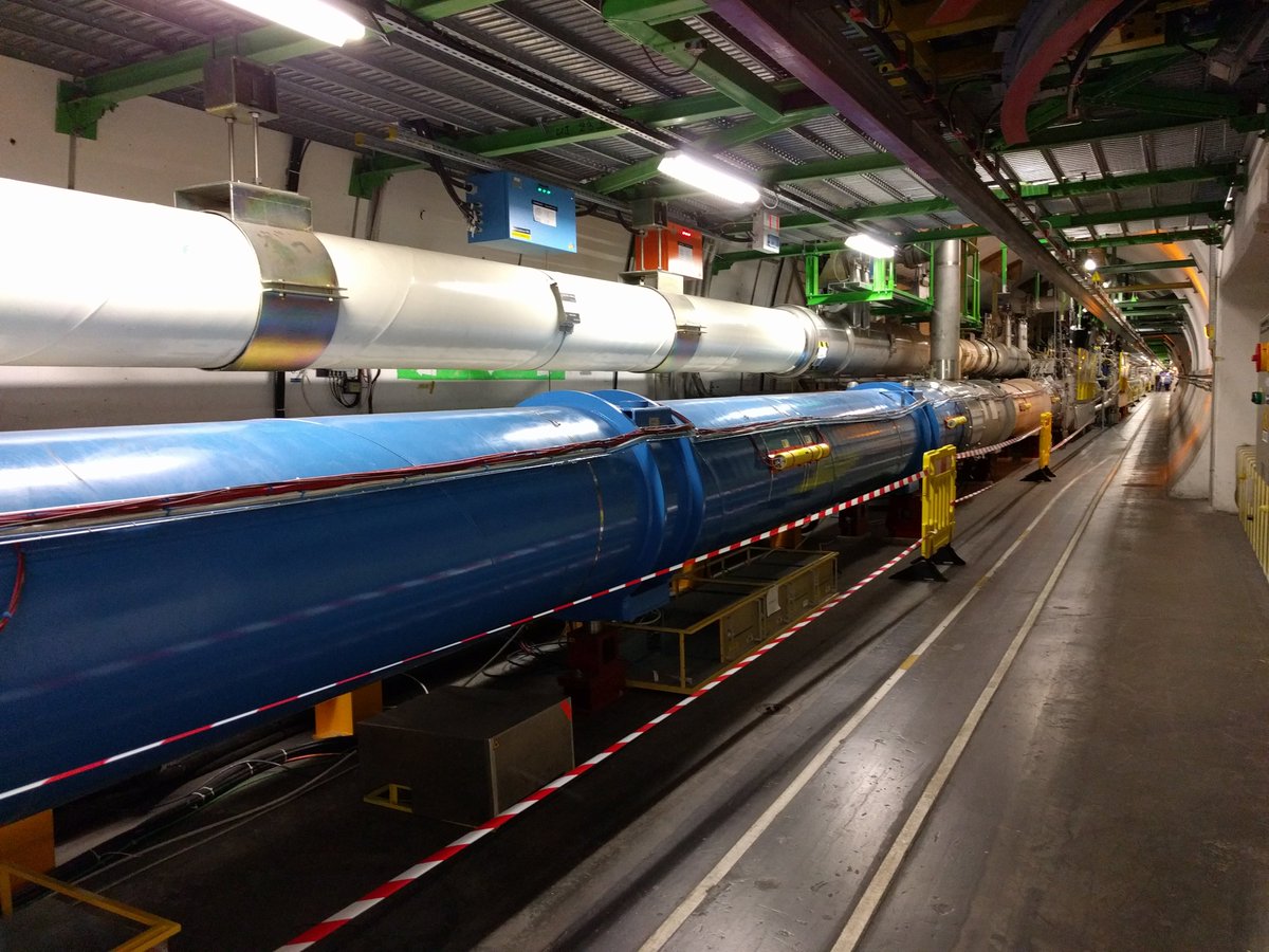MWNautilus's tweet photo. #CERNOpenDays2019: Some of my images of the #LHC accelerator tunnel near the #ALICE detector taken at yesterday's https://t.co/zTGAlpYzxL #DistributedComputing team visit of #CERN. #CERNOpenDays #DC #VC #CitizenScience #DIY #Rechenkraft #tecSPACE #Piraten #hackerspace #BOINC https://t.co/l9U1DqMFIZ