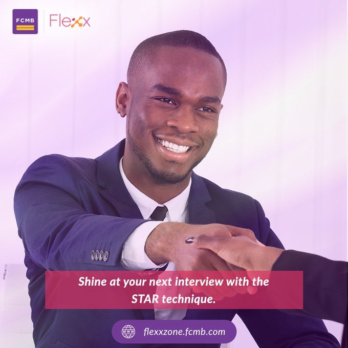 IhedibaMoses's tweet image. Tired of getting stuck when answering interview questions? Wondering how to ace your next interview and bag your dream job? 
Why don’t you try The STAR Technique and thank us later.  #FCMBFlexxzone
bit.ly/2lX5AHX