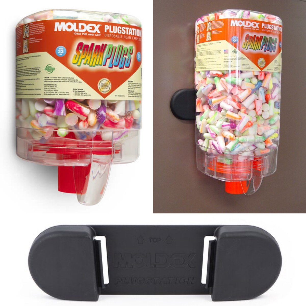 OlsenSafety's tweet photo. #SparkPlugs &amp; #PuraFit #Earplugs add "Spark"/Color to #HearingProtection &amp; now come in #PlugStations for #convenience &amp; easy #compliance! 250 or 500/pr #dispensers available. #Magnetic brackets also offered! 

SparkPlugs: https://t.co/vgJGI2v6AF
Pura-Fit: https://t.co/QRLErY9mYt https://t.co/6fINzdGkPg