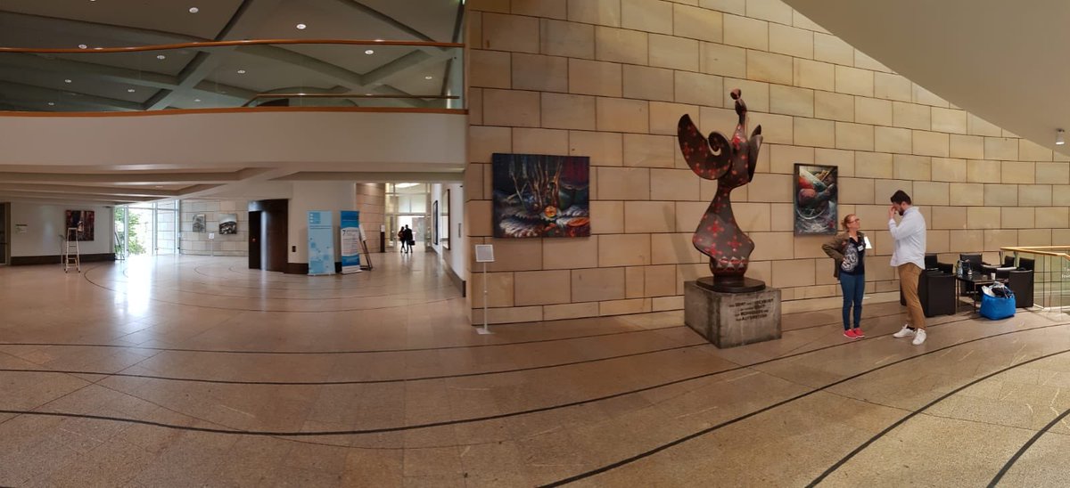 LmDR_NRW's tweet photo. Die Ausstellung #MITGEBRACHT im @Landtag_NRW ist nun bereit. Wir freuen uns auf die morgige Eröffnung der Arbeiten von #NikolausRode und #EugenLitwinow. #DeutscheausRussland @MKW_NRW https://t.co/z5WUTxB11C