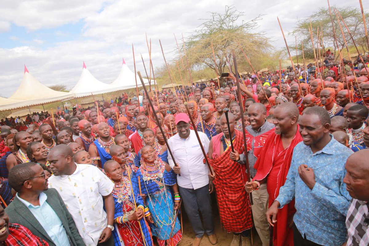 Image result for William Ruto with Ole Lenku